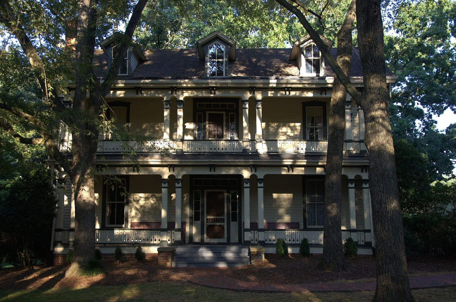 The historic Shuford House in Hickory, NC